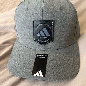 adidas Gray Performance Patch Baseball Cap